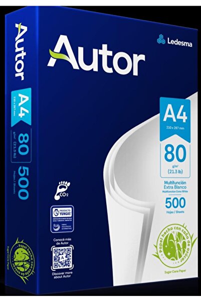 LEDESMA Hartie copiator Autor A4, 80 g/mp, 500 coli/top
