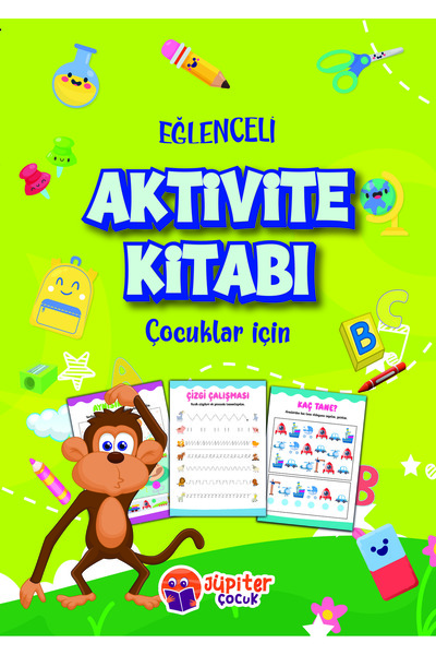 Jüpiter Çocuk Yayınları Eğlenceli Aktivite Kitabı | Çocuklar İçin | 4-7 yaş |...