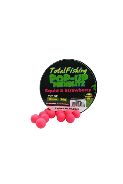 TotalFishing Pop-up MiniBlitz Squid & Strawberry 10mm