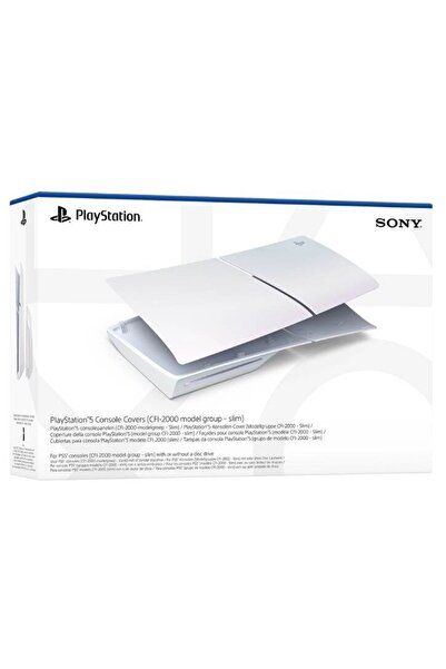 Playstation Slim Case for PS5, Playstation, White, Plastic