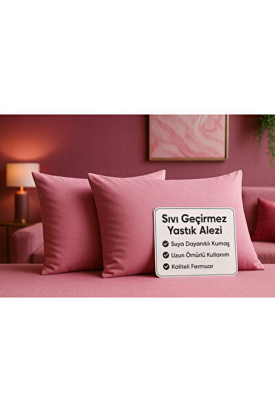 Limon Soft Pachet de 2 protectoare pentru perne rezistente la lichide cu fermoar