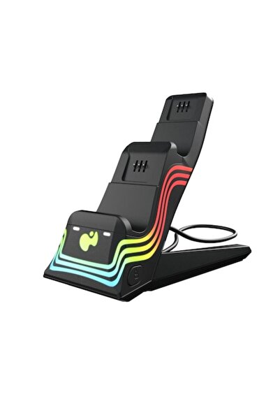 Pdp Charging Station, Afterglow Wave, Xbox Series X, S, Xbox One, RGB Lighting, Black