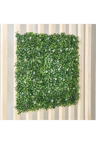 Home Box Delsa Artificial Hedge Mats Boxwood Jasmine - 50x50 cm