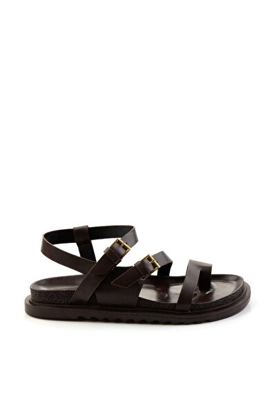 Bambi Kahve Kadın Sandalet K05606036709