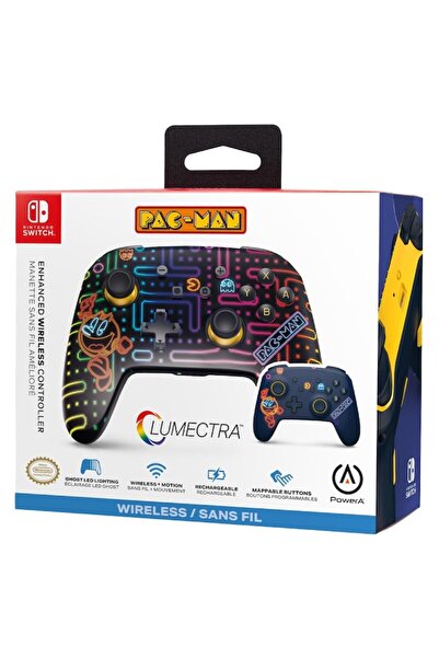 Powera Wireless Controller Lumectra Pac-man for Nintendo Switch