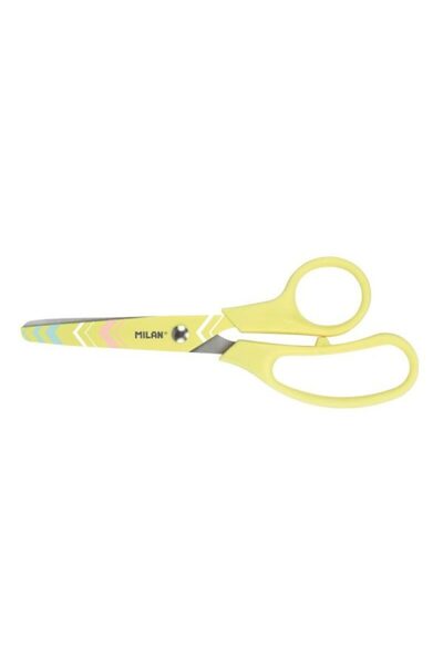 Milan Basic Scissors, Material Stainless Steel, Color Sugar Yellow, Size 13.4 cm