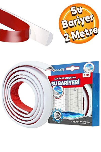 Hobialem 2 Metre Su Bariyeri Kapı Altı Sızdırmaz Su Tutucu Yapışkanlı Slikon ...