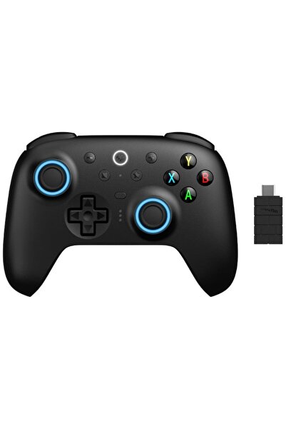 8Bitdo Controler wireless Ultimate 2, RGB lighting, charging dock, black