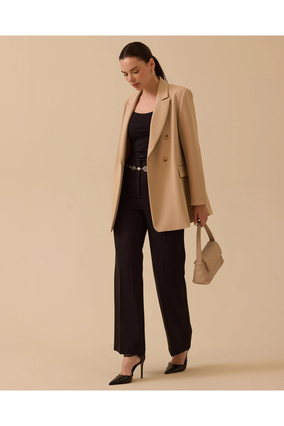 SEÇİL Kayla Klasik Kesim Örme Pantolon