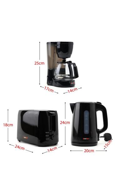 Koolen 3-in-1 Breakfast Set - Black