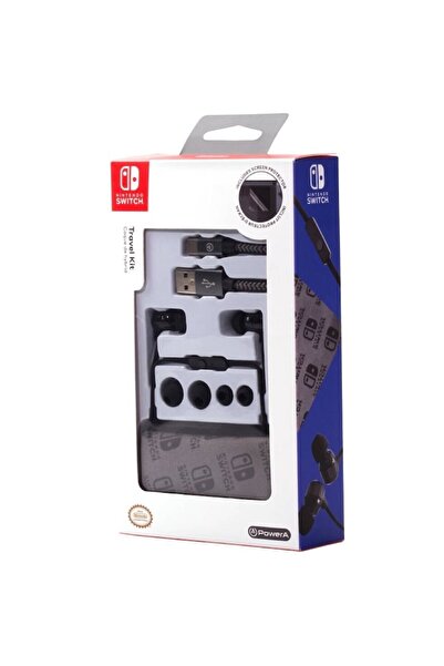 Powera Kit de călătorie NSW, PowerA, cablu USB-C 3m, căști intraauriculare, protecție ecran antireflex