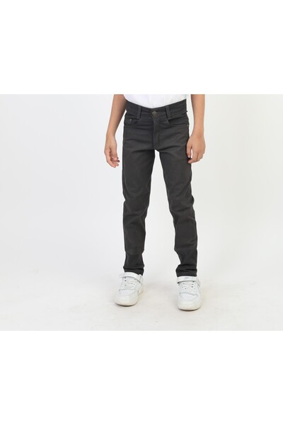 SLOBODA Unisex Smoked Color School Pants with Waist Belt