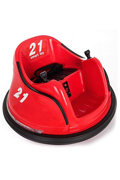 Factual Toys Kids Electric Rideon Drift Toy Bumper Car Swing Style With LED Lighting-Red