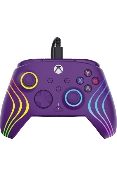 Turtle Beach Controller cu fir, Turtle Beach Afterglow Wave, Xbox Series X, S, Xbox One, PC, Hall-Effect Triggers