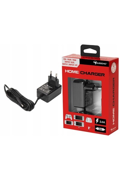 Subsonic Încărcător de consolă, Subsonic, compatibil cu NSW USB-C, 2m, negru