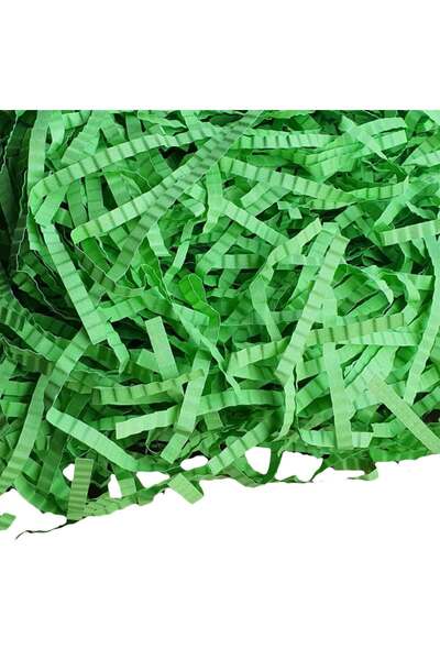 TT Tahtakale Toptancıları Gift Zigzag Crinkle Box Filler Paper 100 Gr Green