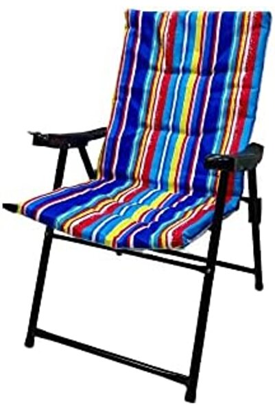 GO2CAMPS Foldable Camping Chair Cushion | Beach Chair Lightweight | Camping Chair with Cushion