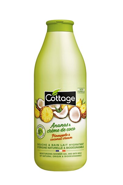 Cottage جل الاستحمام بالأناناس وجوز الهند من كوتاج