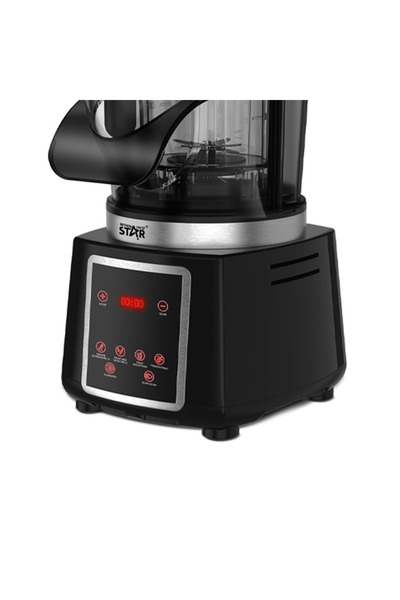 WINNINGSTAR ويننج ستار خلاط, سعة 2 لتر, عازل للصوت, قاعدة مانعة للإنزلاق, شفرات فولاذية حادة, 800 واط, م/ST-5905