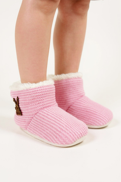 Tuabella Triko Wellsoftlu Kaydırmaz Taban Bebek Panduf Patik