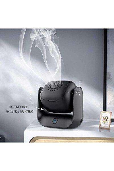 Denx Portable Electric Incense Burner – USB Rechargeable Bakhoor Burner with Fast Heating, LED Indicator