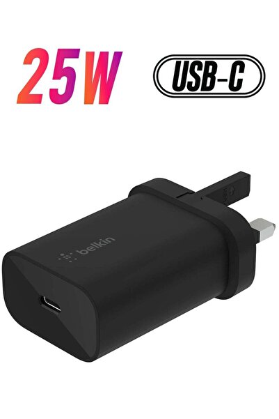 Belkin شاحن حائط BoostCharge بقوة 25 وات لهاتف Samsung Galaxy S23 مزود بمنفذ ...