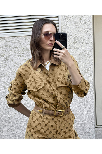 İpekyol Monogram Jacquard Shirt