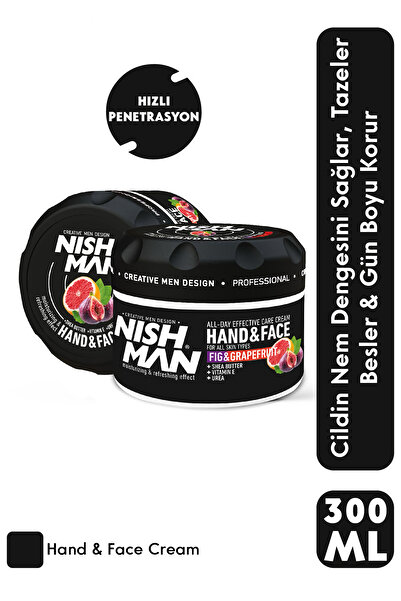NISHMAN Cilt Bakım Kremi / El Yüz Için / İncir ve Greyfurt Özlü / Shea Butter...