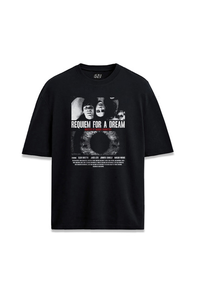 Darkia تي شيرت مطبوع بتصميم خاص من Requiem For Dream Film للجنسين