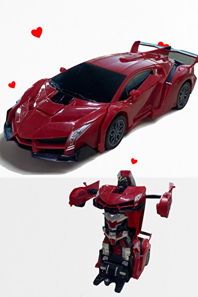 Solemia Robota Dönüşebilen Uzaktan Kumandalı Oyuncak Araba - 1:18 Ölçekli Spor RC Araba ve Robot