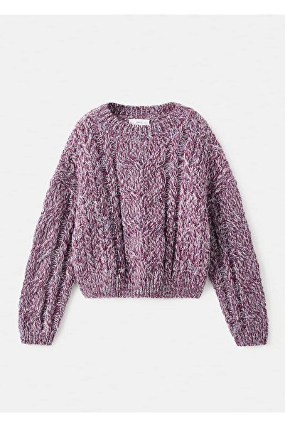 MANGO Kids Pulover tricotat frânghie