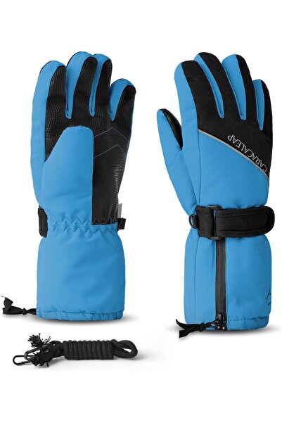 OEM Mănuși de iarnă pentru copii 5-7 ani, albastre