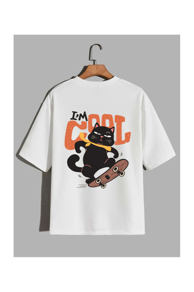 Sebesta Fashion New Season Im Cool Top Printed Cotton T-Shirt Sebesta Fashion