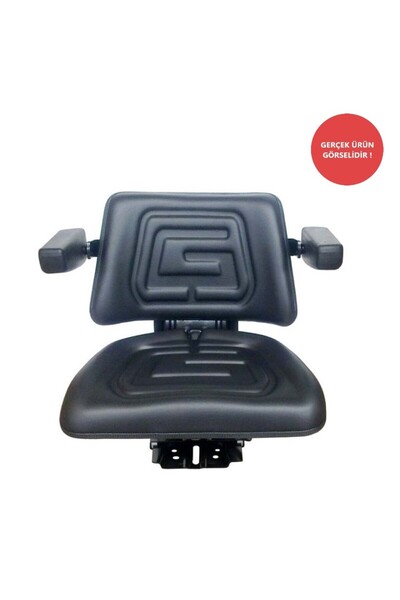 TarımGaraj Gürex Oynar Kolçaklı Kızaklı Ayarlanabilir Traktör Koltuğu X30