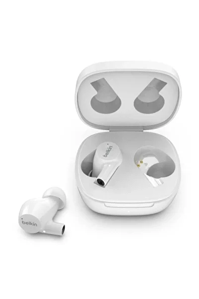 Belkin Wireless Earbuds, SoundForm Rise True Wireless Bluetooth 5.2 Earphones with Wireless Charging