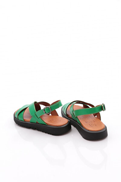 DGN 3034 Women's Ankle Strap Cross Strap Sandals