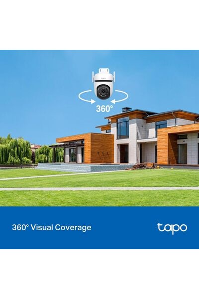 TP-LINK Tapo 2K 4MP Pan/Tilt Security Wi-Fi CCTV Camera|360° Rotational View
