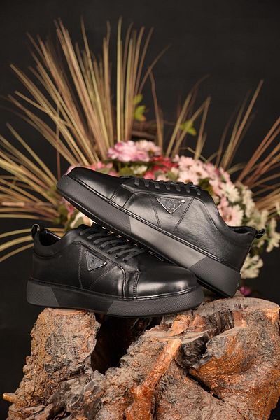 Pierre Cardin Men's Winter 100% Genuine Leather Black Sneaker Shoes with Innovative Style, Elegance and Comfort Together