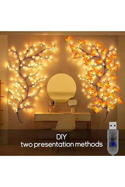 gaman İç Mekan Duvar Aydınlatma Dekoratif Ambiyans günışığı 144 led Son Bahar Aydınlatma