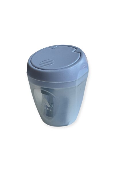 Adel Çift Bıçaklı Otomatik Kapaklı Kalemtraş, Pastel Renkli, Hazneli