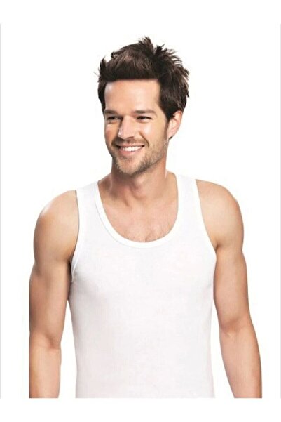 nuda luna Men's Undershirt White Passion 6-Pack Cotton Combed Undershirt