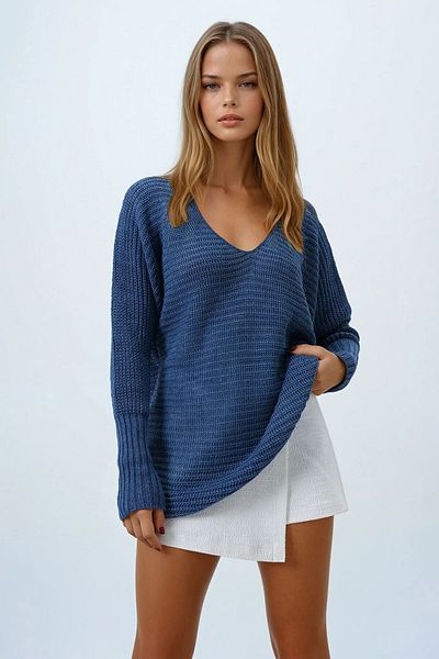 VAGGON V λαιμόκ κατοίκι Σαλονίκης πλεκτό oversized πουλόβερ
