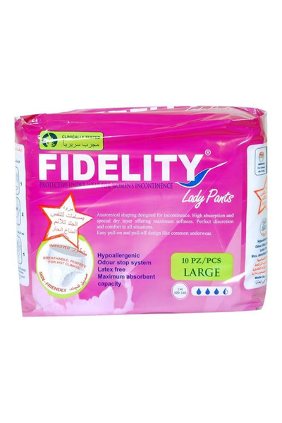 fidelity Lady Pants 10s – Large