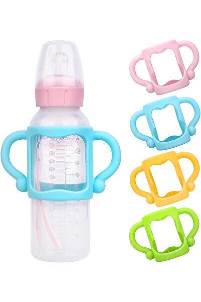 Generic مقابض زجاجات الأطفال من Ctoby، مقابض زجاجات من السيليكون، لزجاجات الأطفال الضيقة من Dr Brown، زجاجة أطفال Ho