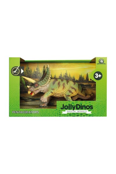 Jolly Dinosaur Collection Figurine - Pentaceratops, height 13 cm, length 23 cm