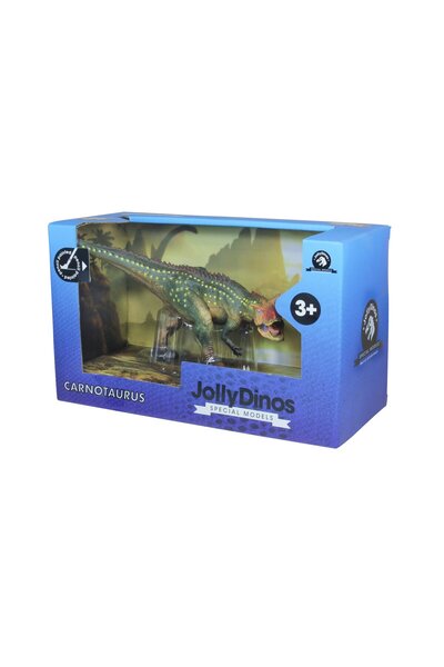 Jolly Carnotaurus Dinosaur Figurine, plastic material, height 10 cm