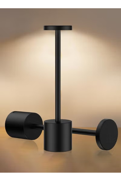 Taimi Pack of 2 Rechargeable Cordless Operated Desk Lamps 3 Levels for Restaurants Garden Bedroom