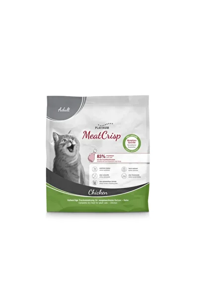 Platinum Natural Hrana Uscata pentru pisici, Platinum Meat Crisp, Adult Chicken, 3 kg