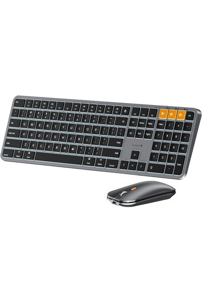 ProtoArc Backlit Bluetooth Keyboard and Mouse for Mac, KM100-A
