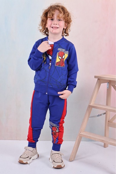 öykümgaleria Boy's Seasonal 3-Piece Cardigan Bottom Top Set